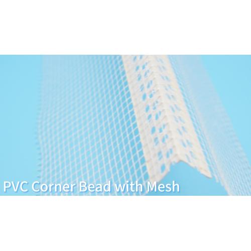 A fehér PVC sarokvédő háló testreszabható