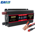 EASUN POWER Car Inverter DC 12V To AC 220V 1500W 2000W 2600W Modified Sine Wave Charging Voltage Converter With Dual USB 3.1A1