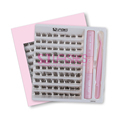 Customized DIY Pre-Cut Cluster Lashes Kit with Wholesale Pricing and Personalized Boxes1
