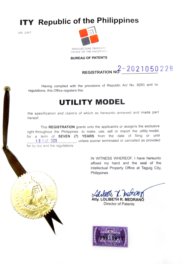 Philippines Utility Model Patent