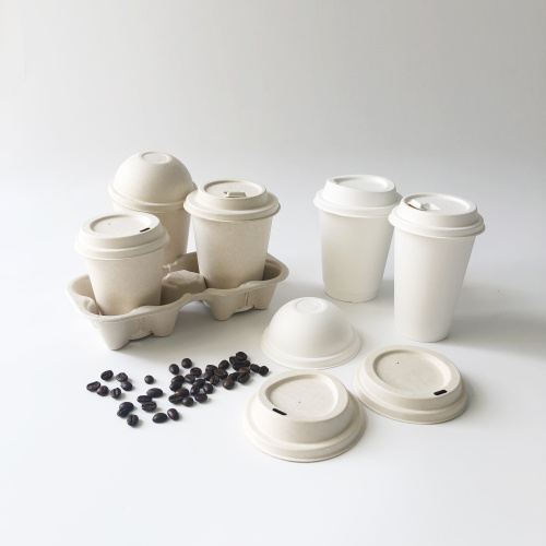 bagasse pulp lid paper cup lid