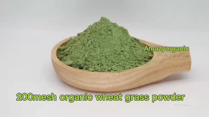 organic wheat grass powder