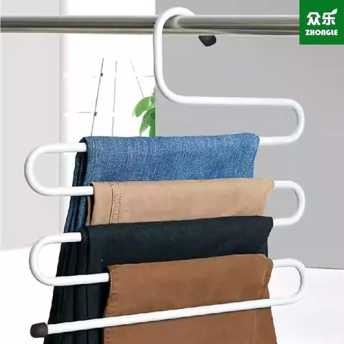 ราวแขวนผ้า S-Type สำหรับตู้เสื้อผ้า โซลูชั่นการจัดเก็บประหยัดพื้นที่ การจัดระเบียบผลิตภัณฑ์