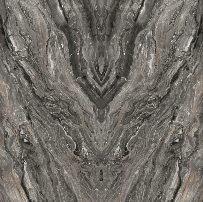 بلاطة البندقية البني متكلس الحجر