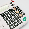 Landline Phone, Corded Home Office Telephone with Big Buttons for Elderly: Including Cell Phone Alternatives and Icon Pictures1