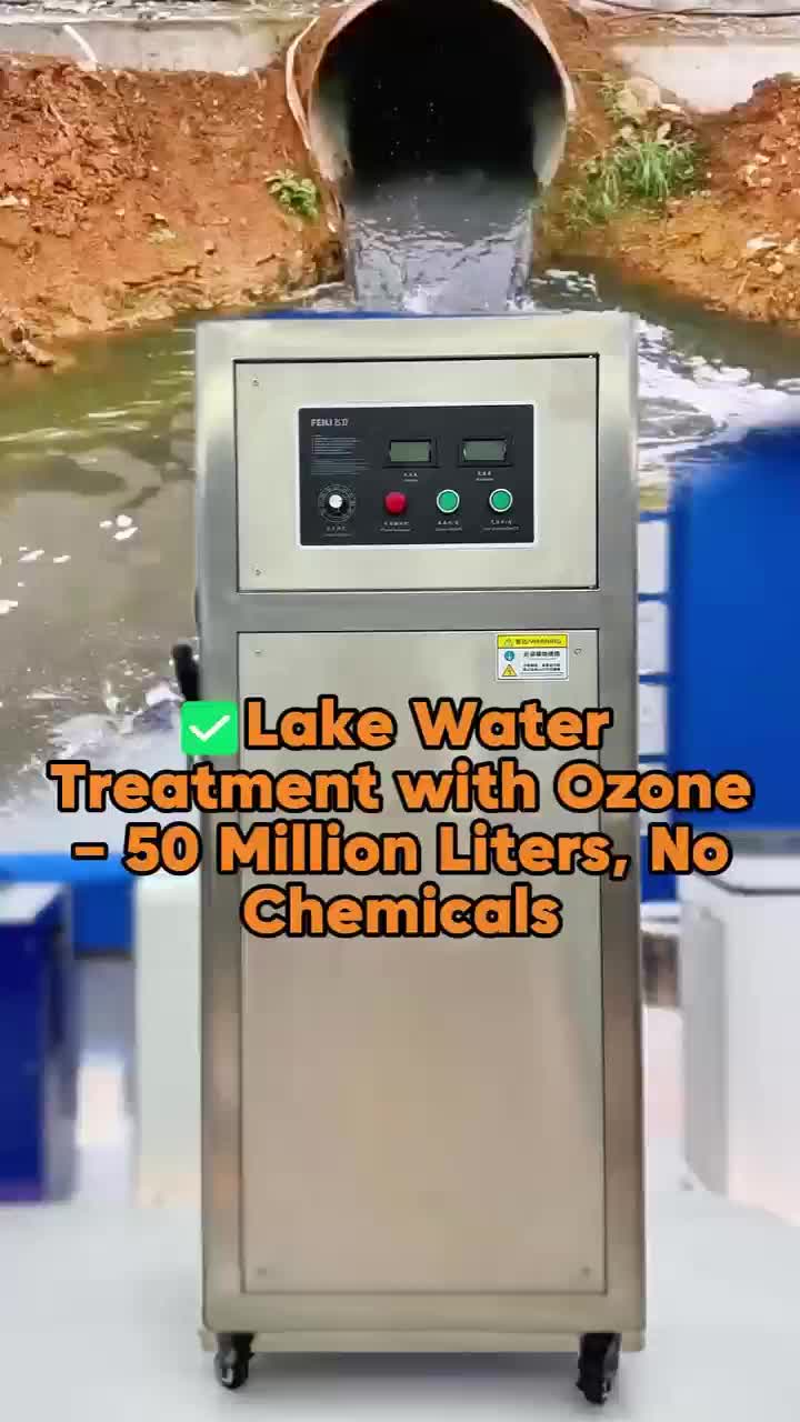 Tratarea apei de lac cu volum mare – Sistem industrial de ozon