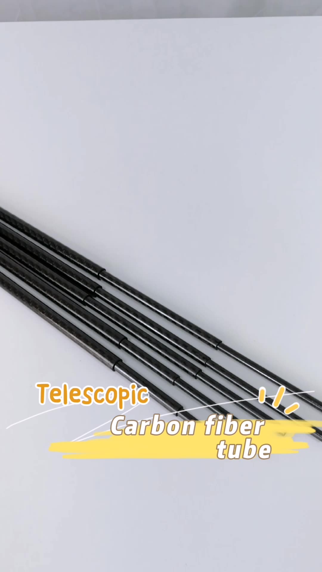 Leichte Kohlefaser -Anpassungs -OEM -Verpackungsoberflächen -Oberflächen -Oberflächenröhrchen 3K Carbonrohr Fischereistange Blanks1