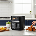 Großer Direct-Touch-Farbbildschirm, 10 Menüs, multifunktional, 7 l, große Kapazität, ölfrei, für den Familiengebrauch, kostengünstige Heißluftfritteuse1