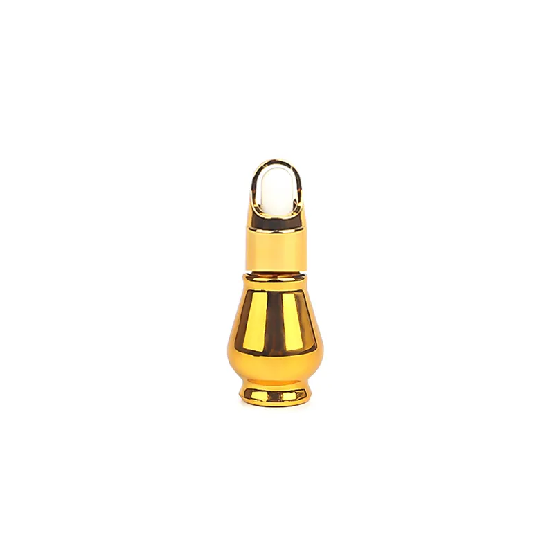 30 ml goldene Glasflasche