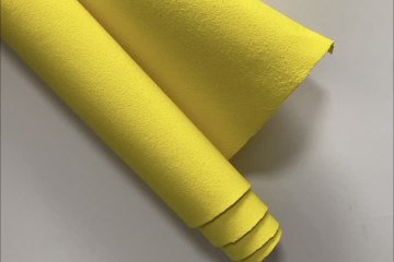 1.4mm soft touch suede microfiber PU leather material