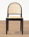 New Design Commercial Furniture Cafe Wood and Rattan Luxury Restaurant Chair1