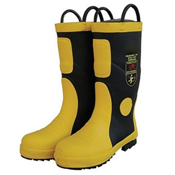 Hot sale safety shoes steel inner sole fire fighting rubber boots for protection1