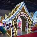 LED Lighted Walk-Through Gingerbread House Christmas Outdoor Decorations1