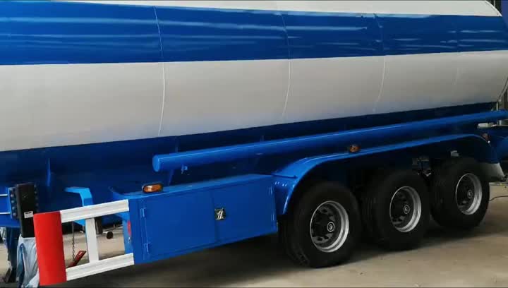 Aluminum Fuel Tanker Trailer 40000-50000Litres