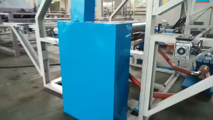Video of hot air knife laminating machine