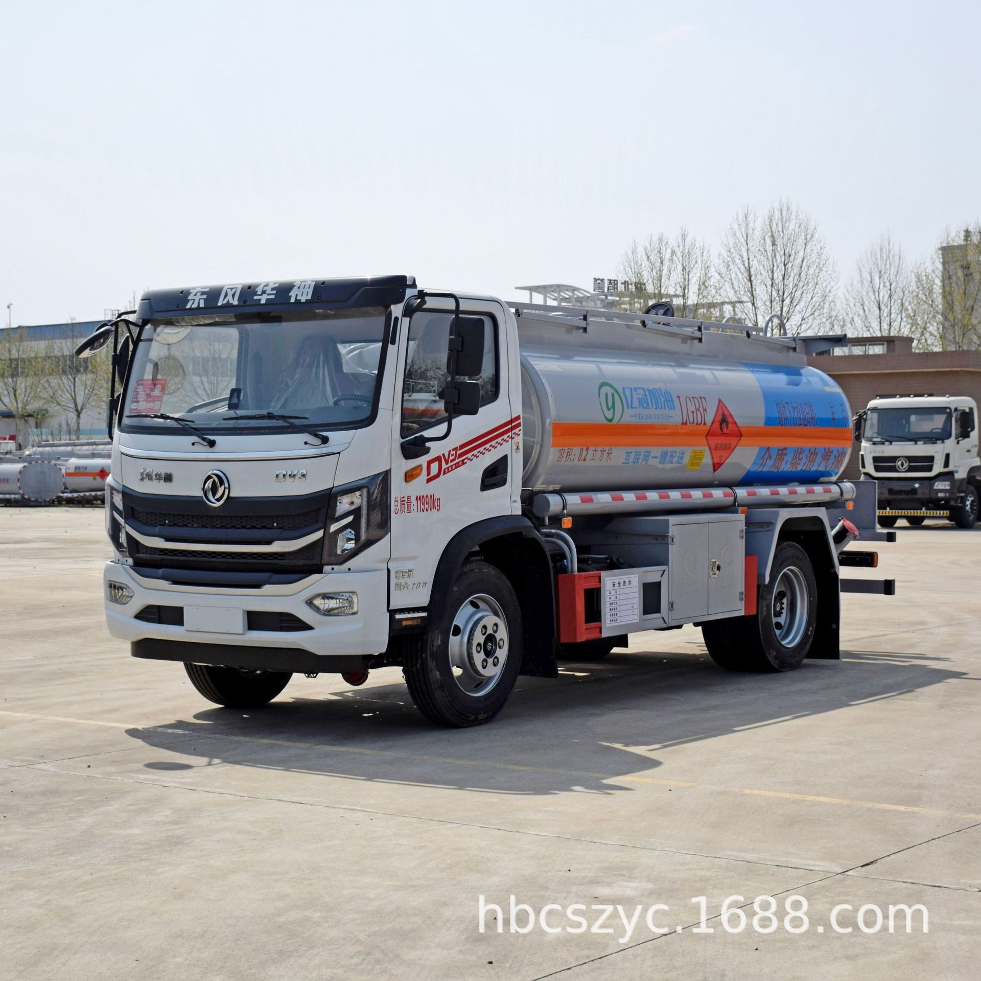 8 toneladas Dongfeng Huashen Tank Truck