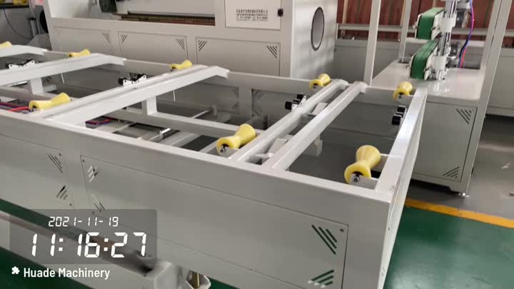 200 PVC Pipe machine set up 