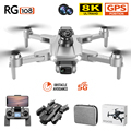 Flyxinsim Video Drone 4K Professional GPS 2023,Outdoor Drones Para Principiantes,Brushless Motor For Beginner Drones Rg1081