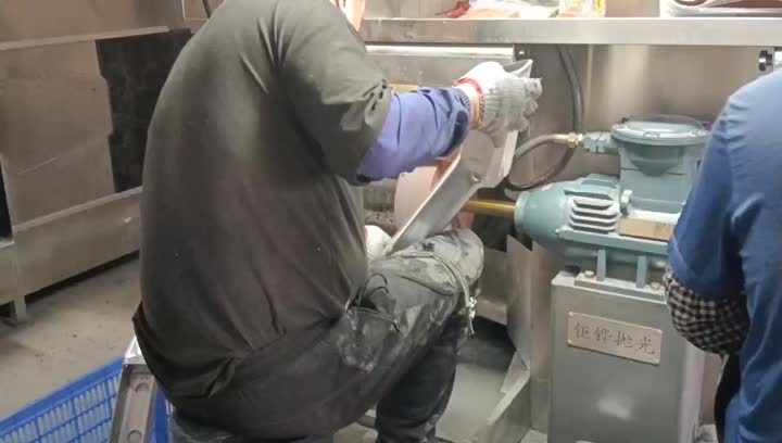 Product polishing - fine grinding