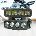 HJG Factory Price Motorcycle Waterproof Work Lights dual-color Headlamp Low Beam High Beam1