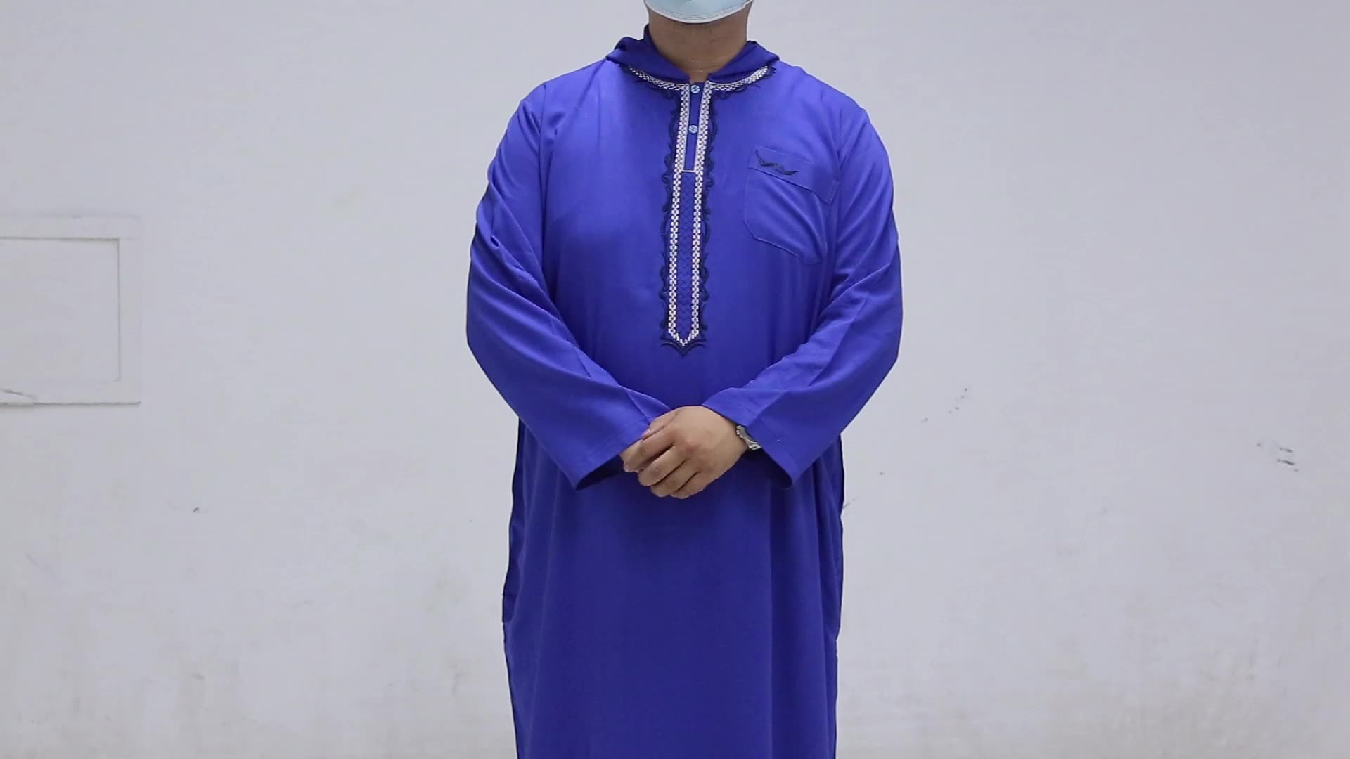 Musulman Zipper Dimensioni tascabili Abbigliamento islamico Design arabo Design Abito daffah Abito Saudita Fashion11
