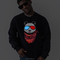 Custom LED Hoodie Light Up Sweatshirts Glow in the Dark Luminous Pullover Sweaters for Party1