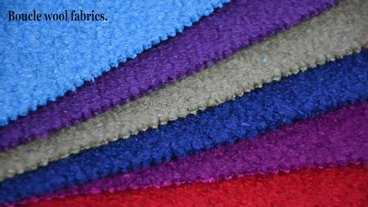 JJ-301 Boucle Wool Fabric