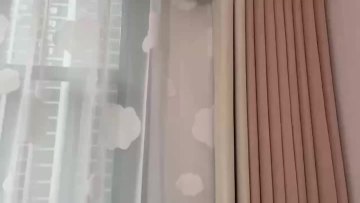3D Stereoscopic Cut Velvet Cloud Window Screen