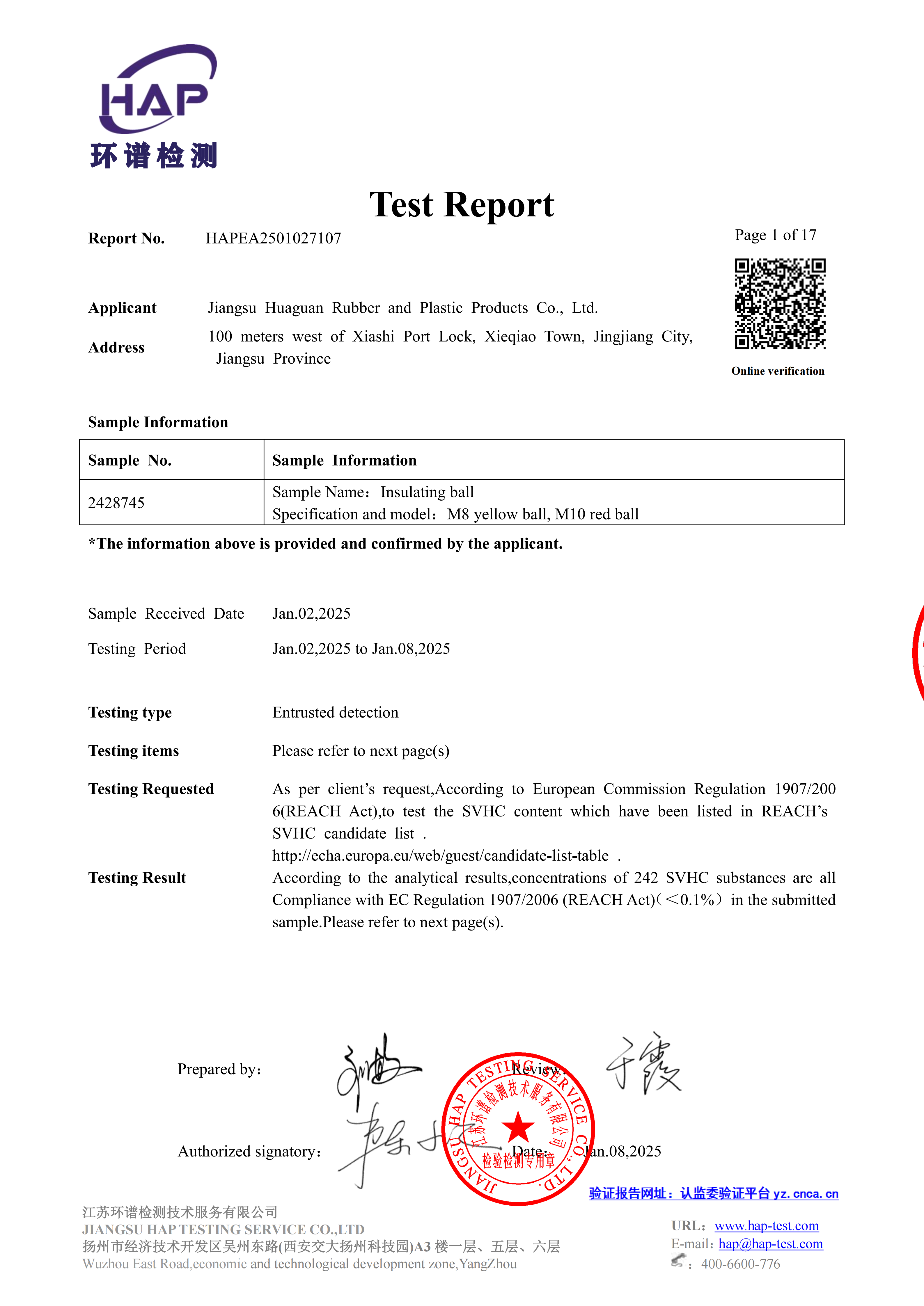 Test Report