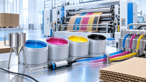 Control de tinta flexográfica a base de agua: 6 controles para impresión en cartón corrugado