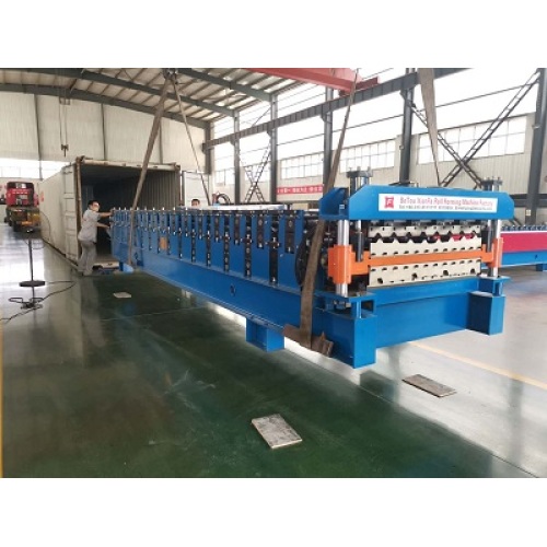 Deliver Double Deck Forming Machine to Colombia