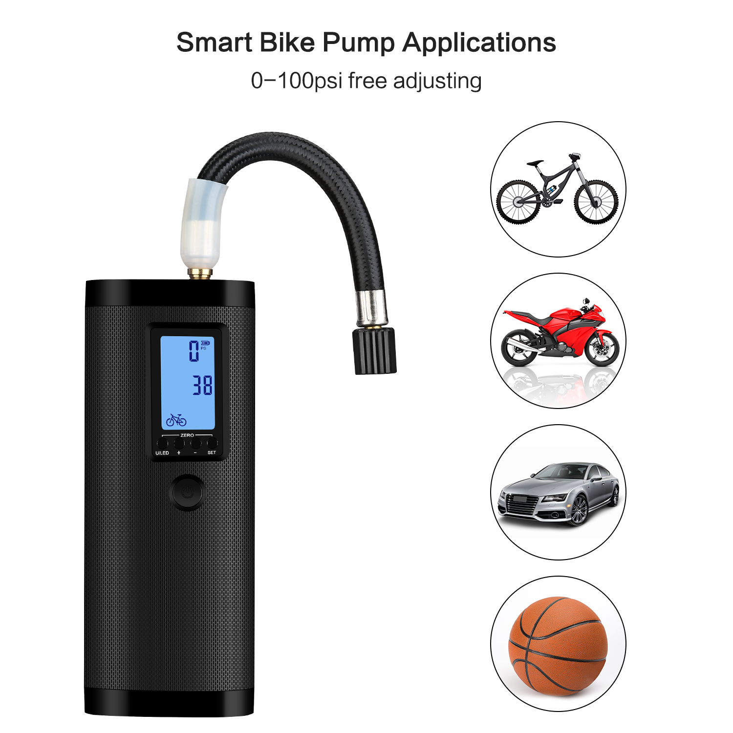 smart air pump for bike