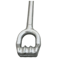 Pole Line Hardware High Quality Zinc Plated Carbon Steel Thimble Eye Anchor Rod1