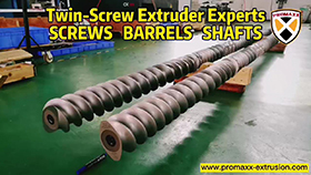 Twin Screw Elements for Extruder