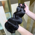 10A Grade Peruvian Virgin Human Hair Weave Bundles with Closure - Malaysian Indian Bundle1