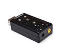 USB External Sound Card 7.1 Surround with Voice Control Button - CM1081