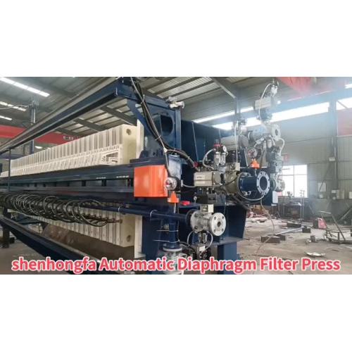 Powerful automatic diaphragm filter press