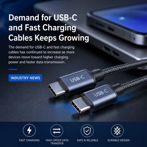 Demand for USB-C and Fast Charging Cables Keeps Growing