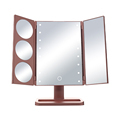 Vanity 3 Way LED Makeup Mirror with Touch Screen and Lights1