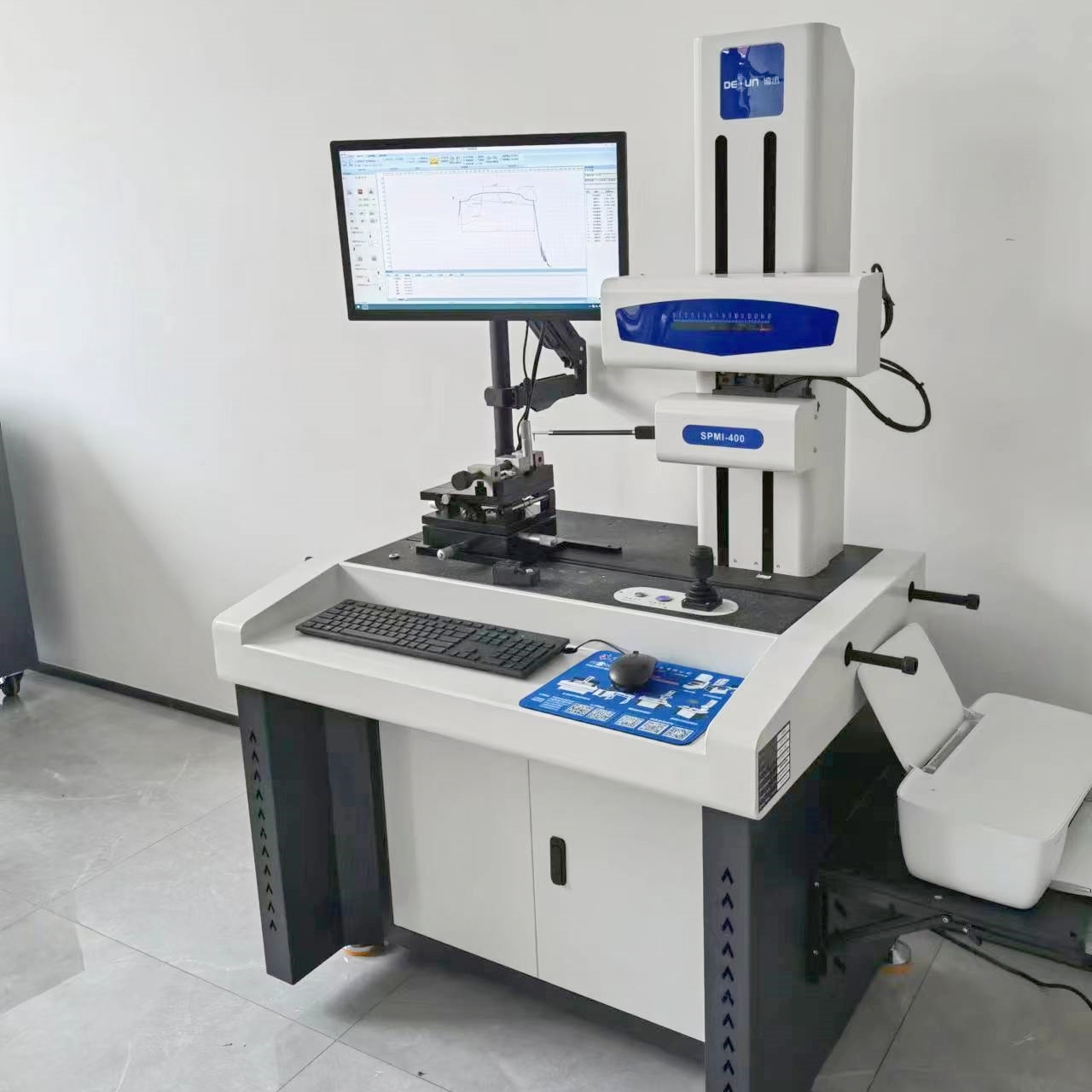 Roughness profilometer detection