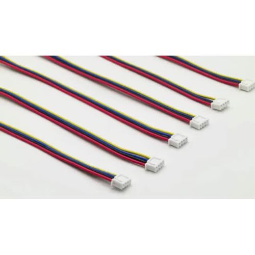 리허설 라인: 평행선 노란색 파란색 검정색 빨간색 L = 150mm