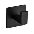 Sturdy Self-Adhesive Square Coat Hooks: Heavy Duty Wall Hooks for Bathroom Towel and Clothing Storage1