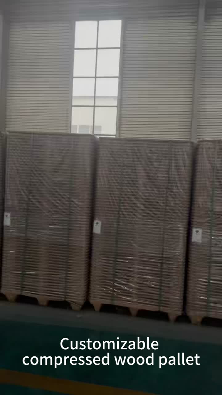 Suspaudžia medienos padėklų ir šokio