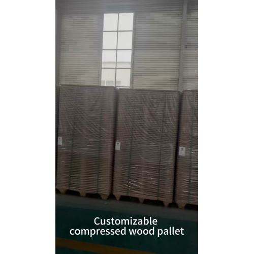 Suspaudžia medienos padėklų ir šokio