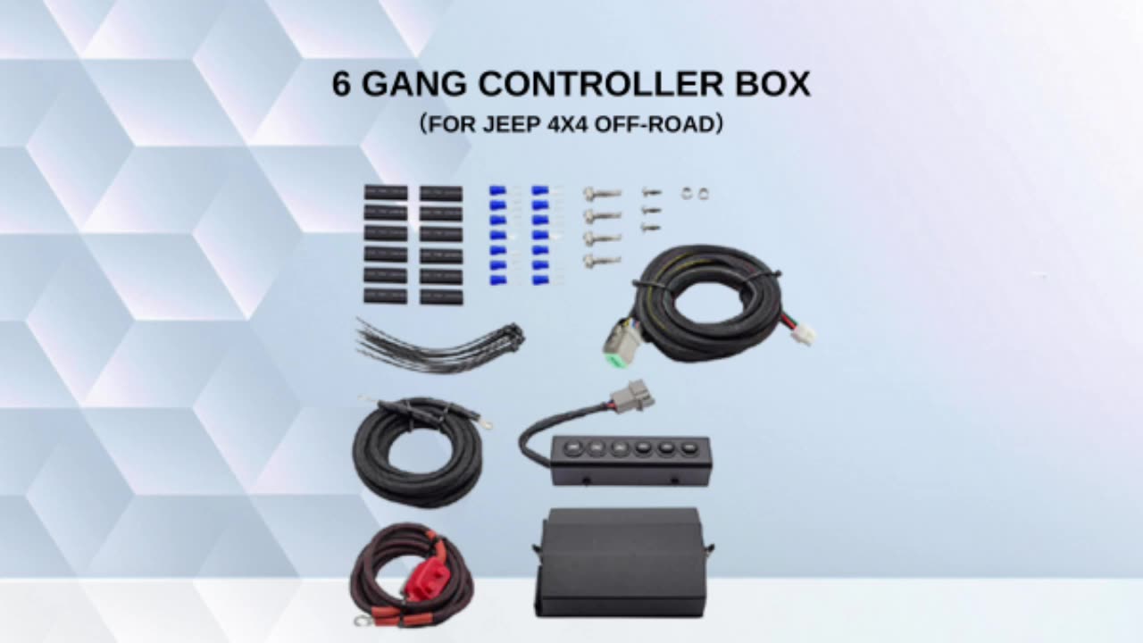 DC 12V 24V JL 6 Gang Botón pequeño Interruptor Kit de panel de alimentación para botes marinos de automóviles automáticos11