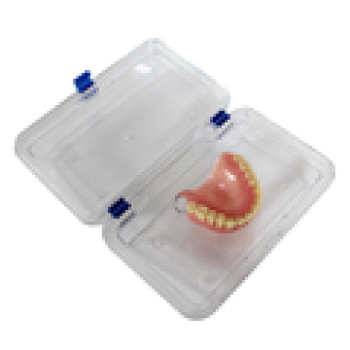 Hinix 16x10x5cm Clear Membrane Pillow Jewelry  Denture  Optical Lens Cases with Elastic Membrane Box1