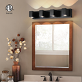Premium ETL Certified Black Aluminum 4-Head LED Wall Light1