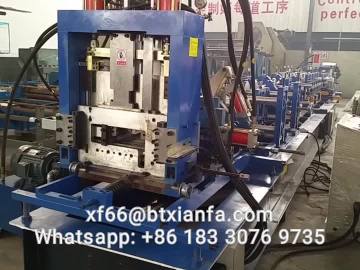 C/Z integrated quick change roll forming machine