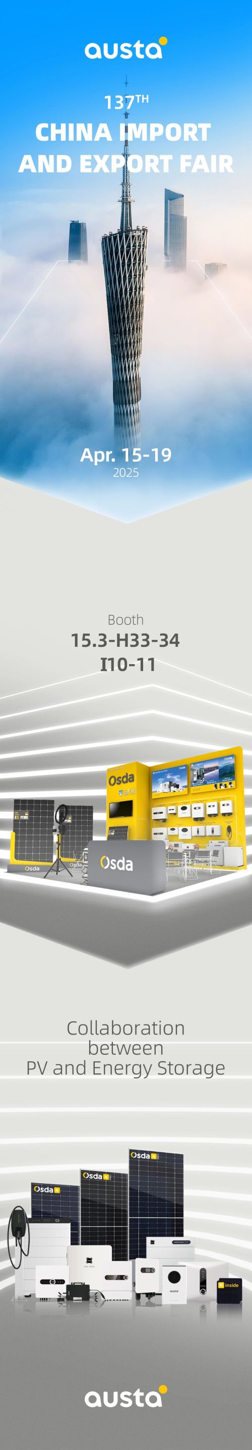 Carta de invitación | Oukai Xinneng lo invita a asistir a la 137ª Feria de Importación de Importación y Exportación de China (Feria de Canton) en 2025