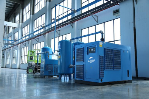 The proper temperature for the operation of air compressor